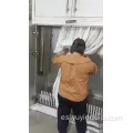 Control automático 220V/380V 850kg del PLC de los pliegues de la máquina 15kW 32 de la forma de onda de la cortina del ajuste del calor